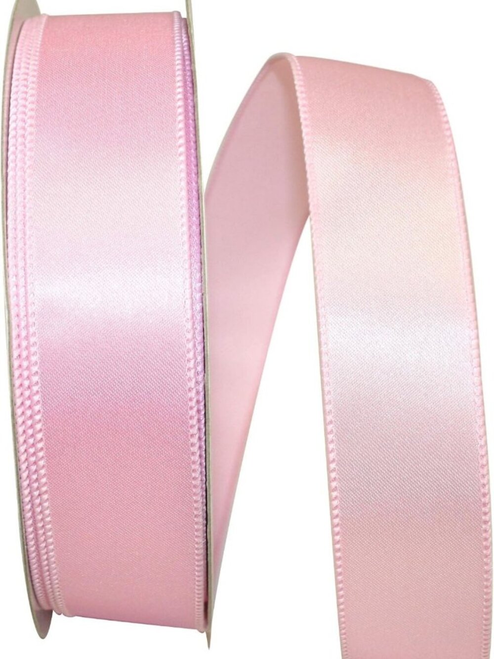 Satin Wired Edge Ribbon, 1.5" x 50 Yards, Pink Crafting & Gift Wrap Supplies